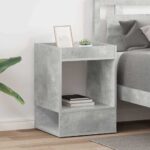 vidaXL Koncový stôl 2 pcs Betónová šedá 40 x 40 x 56 cm