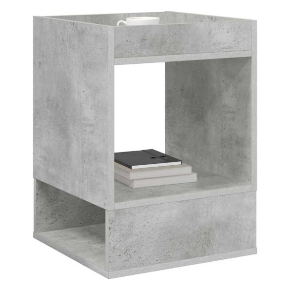 vidaXL Koncový stôl 2 pcs Betónová šedá 40 x 40 x 56 cm – Obrázok 3