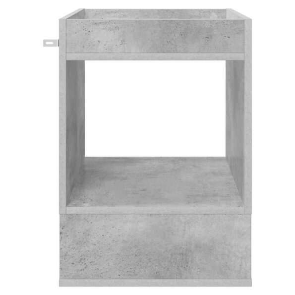 vidaXL Koncový stôl 2 pcs Betónová šedá 40 x 40 x 56 cm – Obrázok 6