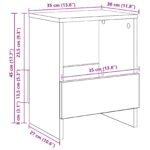 vidaXL Regál na časopisy 2 pcs Dymová dub 35 x 30 x 45 cm – Obrázok 13