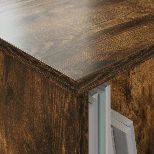 vidaXL Regál na časopisy 2 pcs Dymová dub 35 x 30 x 45 cm – Obrázok 5