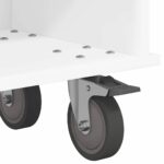 vidaXL TV stolík Biela 100 x 35 x 35 cm Kompozitné drevo – Obrázok 9