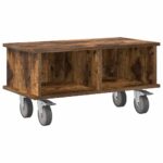 vidaXL TV stolík Dymová dub 68,5 x 35 x 35 cm Kompozitné drevo – Obrázok 2