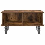 vidaXL TV stolík Dymová dub 68,5 x 35 x 35 cm Kompozitné drevo – Obrázok 5