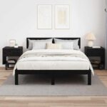 vidaXL Nočný stolík 2 pcs Čierny dub 40,5 x 40 x 48 cm – Obrázok 4