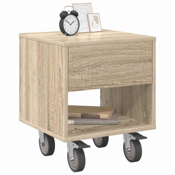 vidaXL Nočný stolík 2 pcs Sonoma dub 40,5 x 40 x 48 cm – Obrázok 3