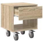 vidaXL Nočný stolík 2 pcs Sonoma dub 40,5 x 40 x 48 cm – Obrázok 6