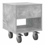 vidaXL Nočný stolík 2 pcs Betónová šedá 40,5 x 40 x 48 cm – Obrázok 5