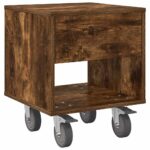 vidaXL Nočný stolík 2 pcs Dymová dub 40,5 x 40 x 48 cm – Obrázok 5