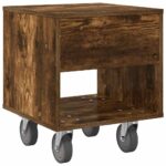 vidaXL Nočný stolík 2 pcs Dymová dub 40,5 x 40 x 48 cm – Obrázok 9