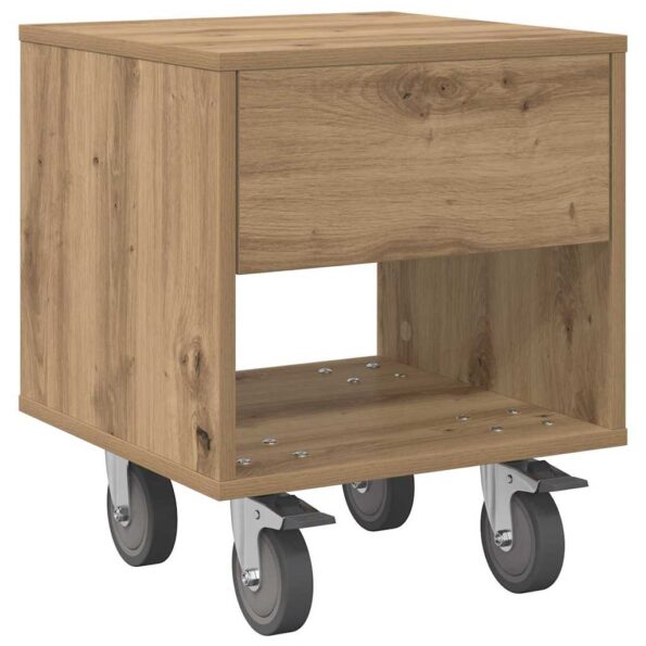 vidaXL Nočný stolík 2 pcs Remeselný dub 40,5 x 40 x 48 cm – Obrázok 5