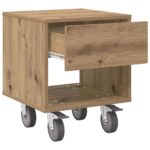 vidaXL Nočný stolík 2 pcs Remeselný dub 40,5 x 40 x 48 cm – Obrázok 6