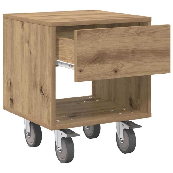 vidaXL Nočný stolík 2 pcs Remeselný dub 40,5 x 40 x 48 cm – Obrázok 6