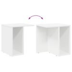vidaXL Koncový stôl Biela 37 x 32 x 40 cm Kompozitné drevo – Obrázok 10