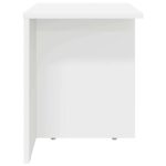 vidaXL Koncový stôl Biela 37 x 32 x 40 cm Kompozitné drevo – Obrázok 6