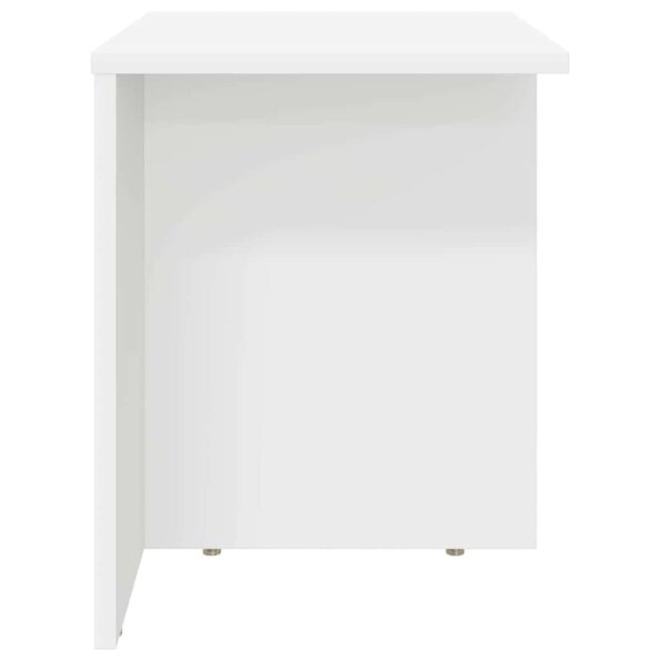 vidaXL Koncový stôl Biela 37 x 32 x 40 cm Kompozitné drevo – Obrázok 6