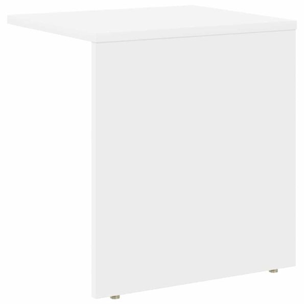vidaXL Koncový stôl Biela 37 x 32 x 40 cm Kompozitné drevo – Obrázok 7