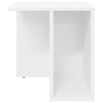 vidaXL Koncový stôl 2 pcs Biela 37 x 32 x 40 cm Kompozitné drevo – Obrázok 6