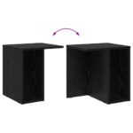 vidaXL Koncový stôl Čierny dub 37 x 32 x 40 cm Kompozitné drevo – Obrázok 10