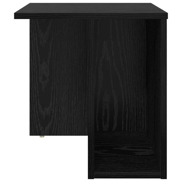 vidaXL Koncový stôl Čierny dub 37 x 32 x 40 cm Kompozitné drevo – Obrázok 5