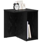 vidaXL Koncový stôl 2 pcs Čierny dub 37 x 32 x 40 cm Kompozitné drevo – Obrázok 3