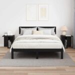 vidaXL Koncový stôl 2 pcs Čierny dub 37 x 32 x 40 cm Kompozitné drevo – Obrázok 4