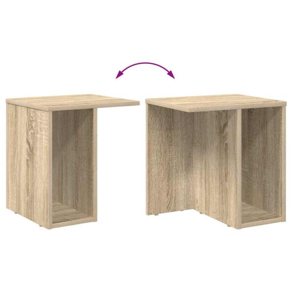 vidaXL Koncový stôl Sonoma dub 37 x 32 x 40 cm Kompozitné drevo – Obrázok 10