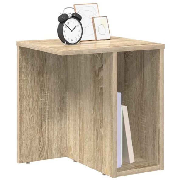 vidaXL Koncový stôl Sonoma dub 37 x 32 x 40 cm Kompozitné drevo – Obrázok 3
