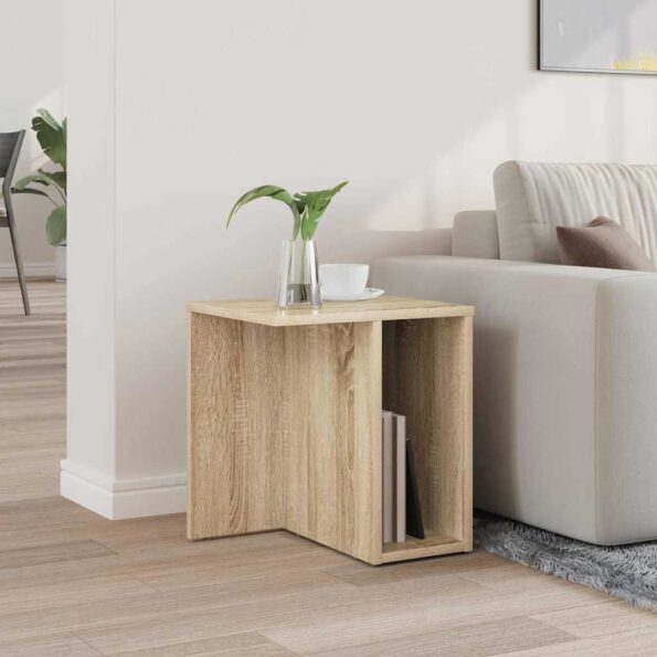 vidaXL Koncový stôl Sonoma dub 37 x 32 x 40 cm Kompozitné drevo – Obrázok 4