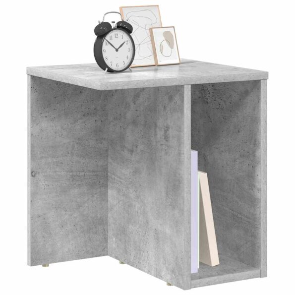 vidaXL Koncový stôl 2 pcs Betónová šedá 37 x 32 x 40 cm – Obrázok 3