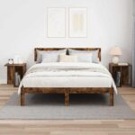 vidaXL Koncový stôl 2 pcs Dymová dub 37 x 32 x 40 cm Kompozitné drevo – Obrázok 4