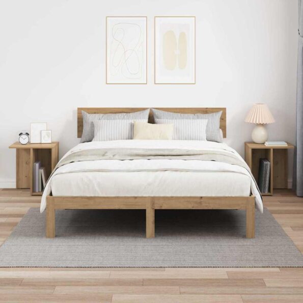 vidaXL Koncový stôl 2 pcs Remeselný dub 37 x 32 x 40 cm – Obrázok 4