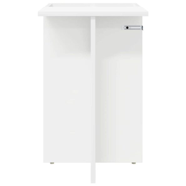 vidaXL Koncový stôl Biela 35 x 40 x 55 cm Kompozitné drevo – Obrázok 5