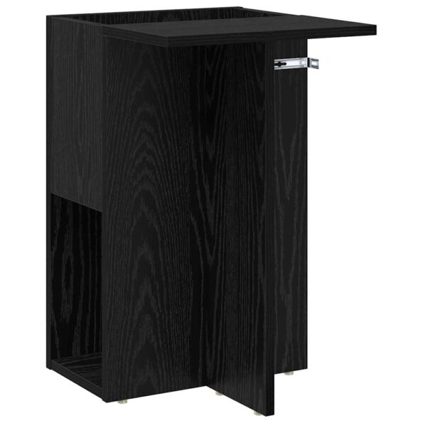 vidaXL Koncový stôl Čierny dub 35 x 40 x 55 cm Kompozitné drevo – Obrázok 2