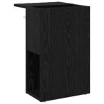 vidaXL Koncový stôl Čierny dub 35 x 40 x 55 cm Kompozitné drevo – Obrázok 7