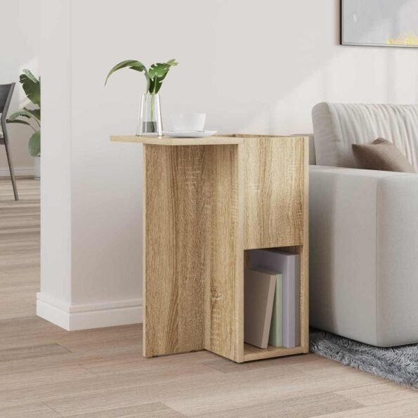 vidaXL Koncový stôl Sonoma dub 35 x 40 x 55 cm Kompozitné drevo – Obrázok 4