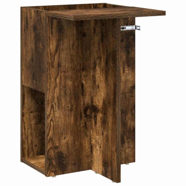 vidaXL Koncový stôl Dymová dub 35 x 40 x 55 cm Kompozitné drevo – Obrázok 2