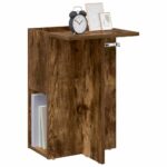 vidaXL Koncový stôl Dymová dub 35 x 40 x 55 cm Kompozitné drevo – Obrázok 3