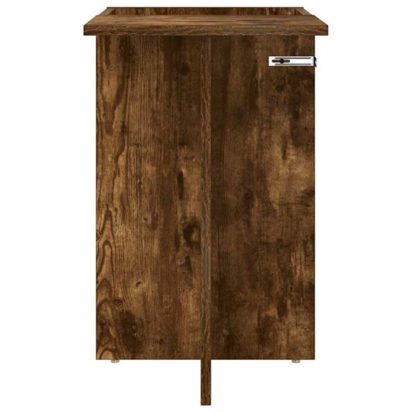 vidaXL Koncový stôl Dymová dub 35 x 40 x 55 cm Kompozitné drevo – Obrázok 5