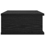 vidaXL Nočný stolík Čierny dub 40 x 31 x 15 cm Kompozitné drevo – Obrázok 6