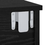 vidaXL Nočný stolík Čierny dub 40 x 31 x 15 cm Kompozitné drevo – Obrázok 9