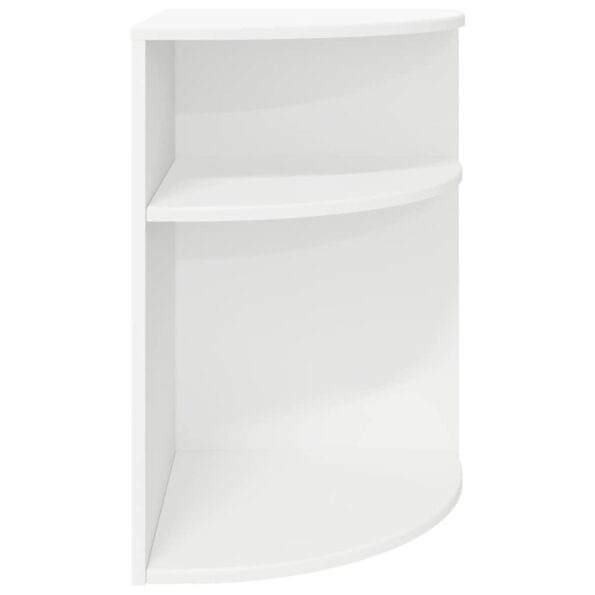 vidaXL Koncový stôl Biela 39,7 x 39,7 x 60 cm Kompozitné drevo – Obrázok 5