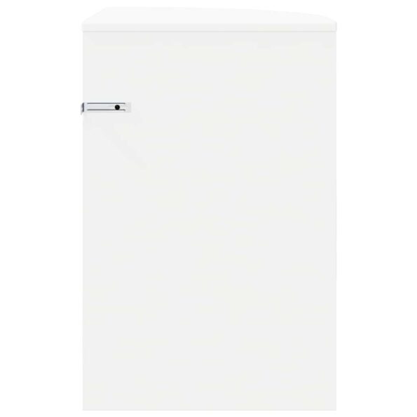 vidaXL Koncový stôl Biela 39,7 x 39,7 x 60 cm Kompozitné drevo – Obrázok 6