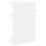 vidaXL Koncový stôl Biela 39,7 x 39,7 x 60 cm Kompozitné drevo – Obrázok 7