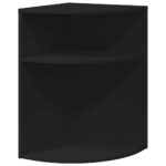 vidaXL Koncový stôl Čierna 39,7 x 39,7 x 60 cm Kompozitné drevo – Obrázok 2