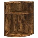 vidaXL Koncový stôl Dymová dub 39,7 x 39,7 x 60 cm Kompozitné drevo – Obrázok 2
