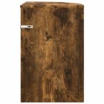 vidaXL Koncový stôl Dymová dub 39,7 x 39,7 x 60 cm Kompozitné drevo – Obrázok 6