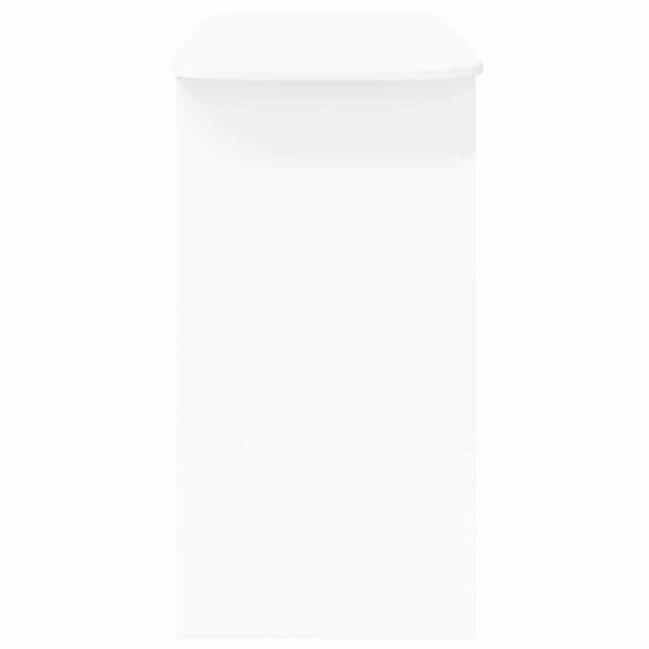 vidaXL Konzolový stôl Biela 93 x 40 x 75 cm Kompozitné drevo – Obrázok 6