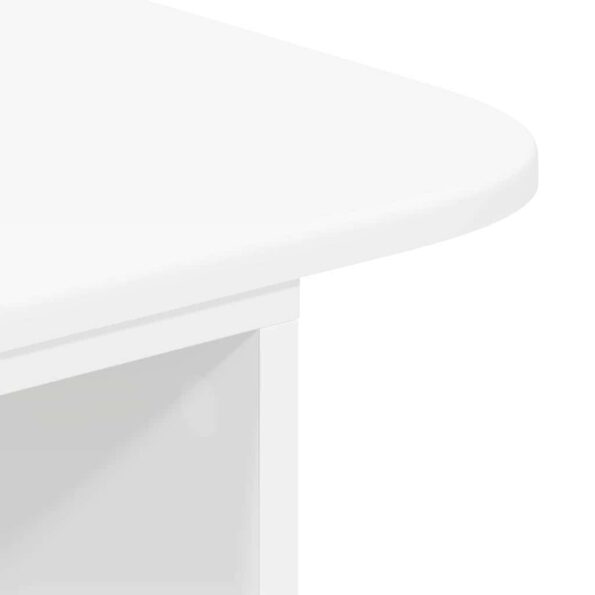 vidaXL Konzolový stôl Biela 93 x 40 x 75 cm Kompozitné drevo – Obrázok 8