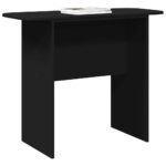 vidaXL Konzolový stôl Čierna 93 x 40 x 75 cm Kompozitné drevo – Obrázok 3